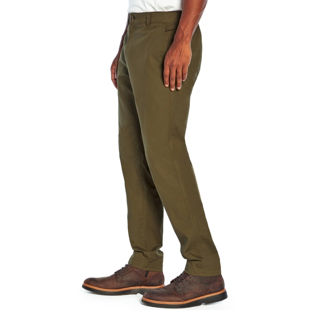 NWT Eddie Bauer Mens 36 X 32 Ripstop Casual Comfort Pants Asphalt & Olive Night - Picture 4 of 11
